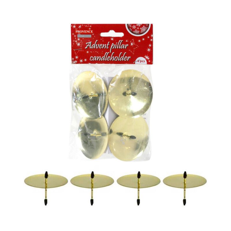 Toro Bodce na svíčky 4*6cm Gold (48/bal 192/krt)