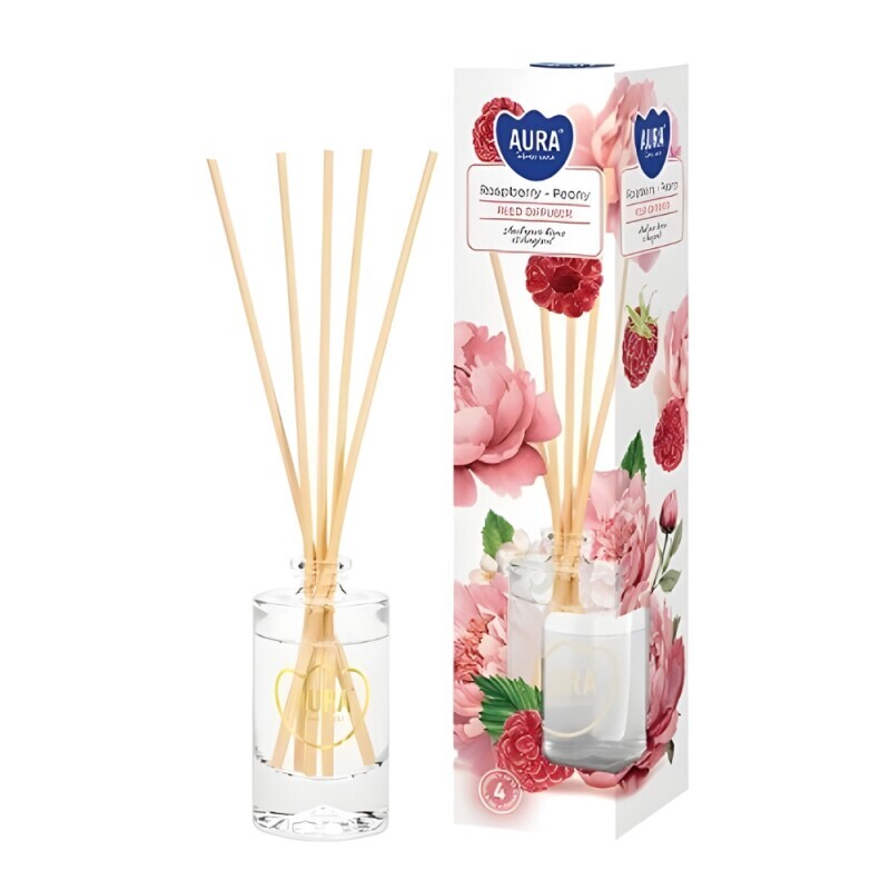 Bispol 45ml Vonné tyčinky raspberry–peony(12/krt)