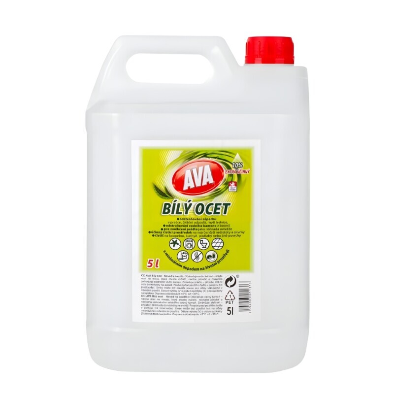 AVA 5L Bilý ocet 10% (1/krt)