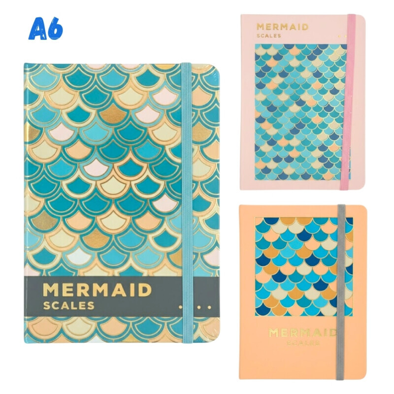Poznámkový blok A6/80list Mermaid (100/bal 200/krt)