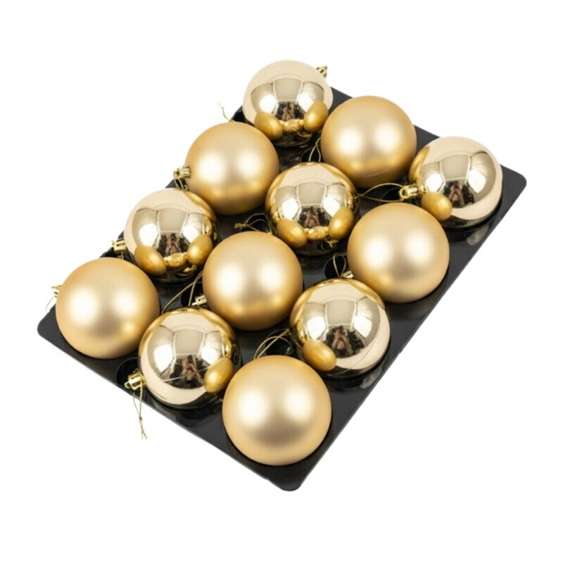Vánoční koule 12ks/8cm (32/krt)