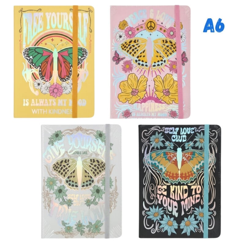 Poznámkový blok A6/80list Self Love (100/bal 200/krt)