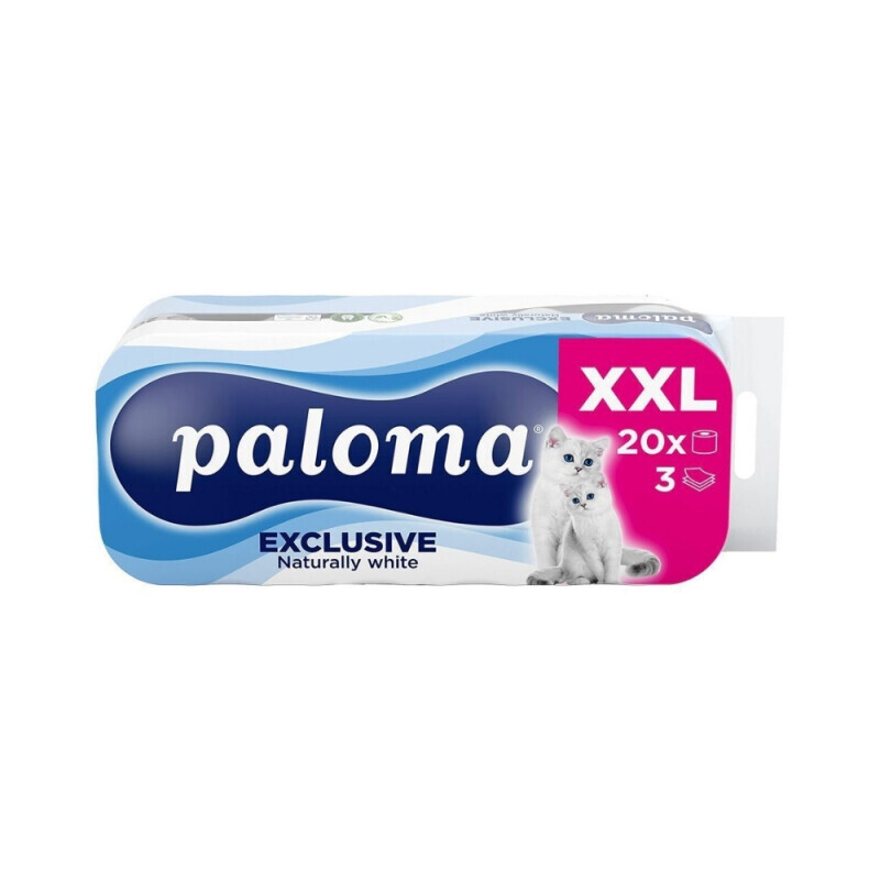 Paloma Toaletní papír Exclusive 3-vrstvý white (20/bal)