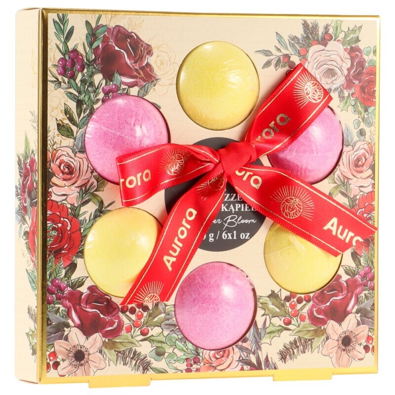 Aurora Dár.sada N SPA Flower bloom 6*30g Koupelová bomba (20/krt)