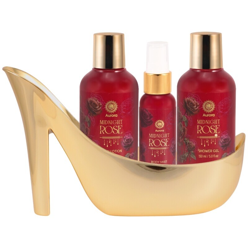 Aurora Dár.sada N Midnight Rose podpadka 150ml SG+150ml těl.mléko +40ml těl.mlha (4/krt)