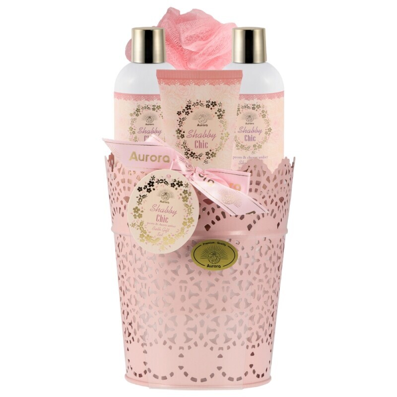Aurora Dár.sada N Peony&Cherry Kbelík 4ks (4/krt)