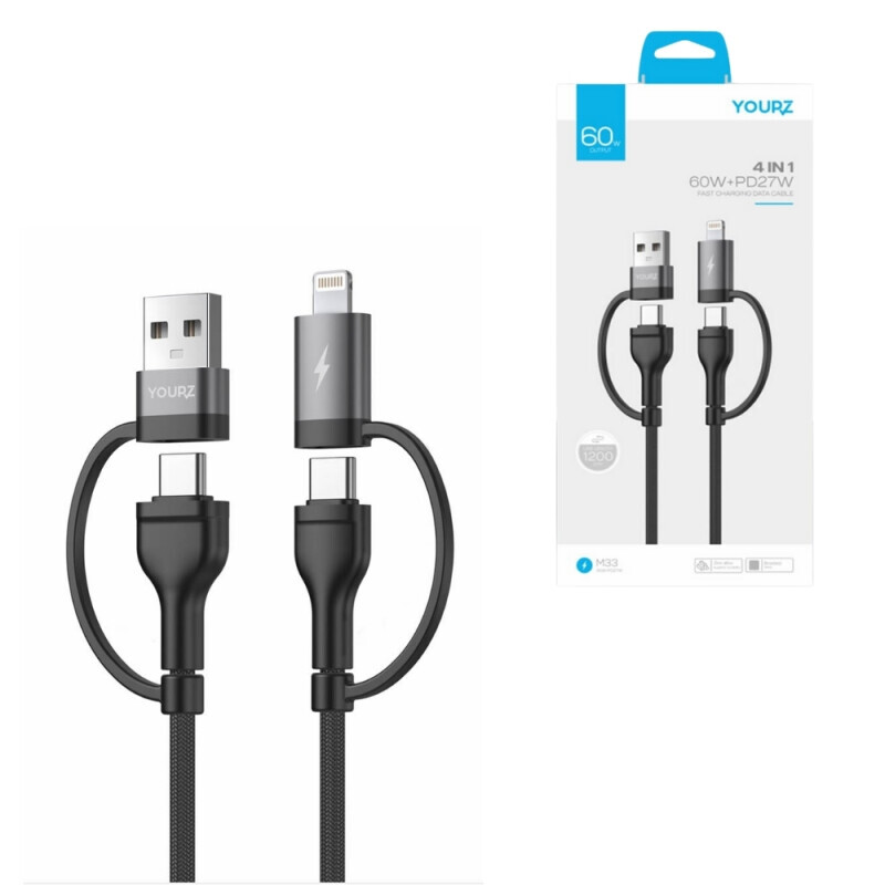Nabijecí kabel  4v1 (100/krt)