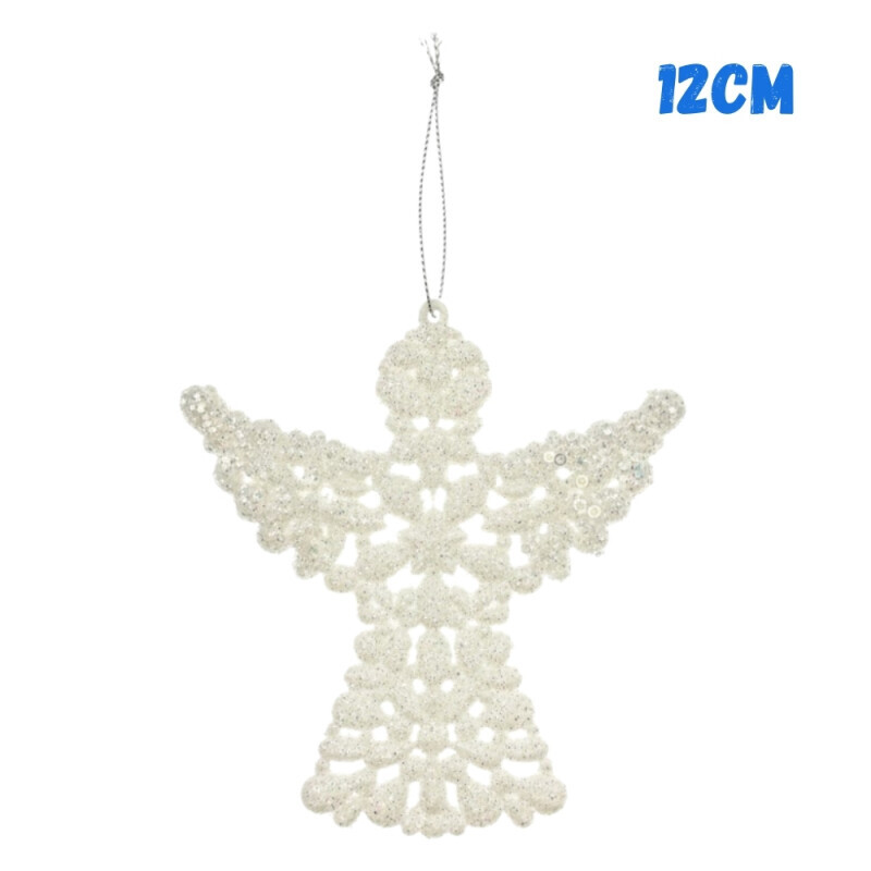 Vánoční dekorace Anděl 12.5*12cm (800/krt)