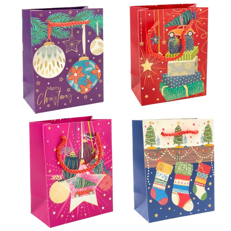 Vánoční dárková taška ''XS'' (12/bal 960/krt)
