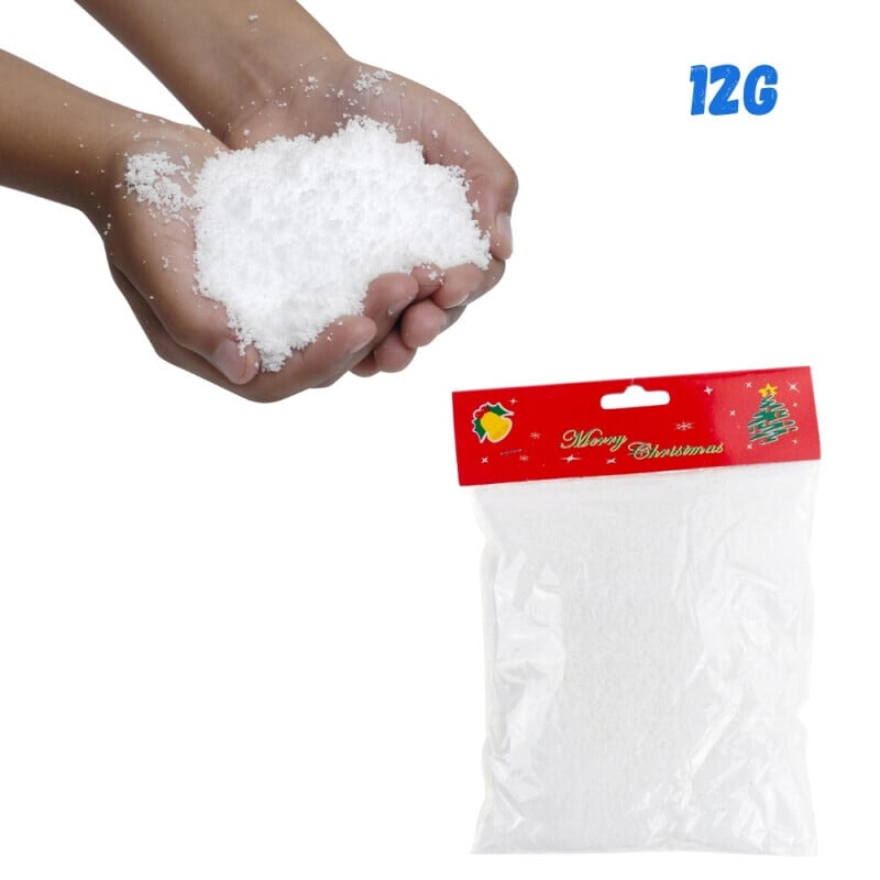 DIY Dekorační sníh umělý 12g (12/bal 600/krt)