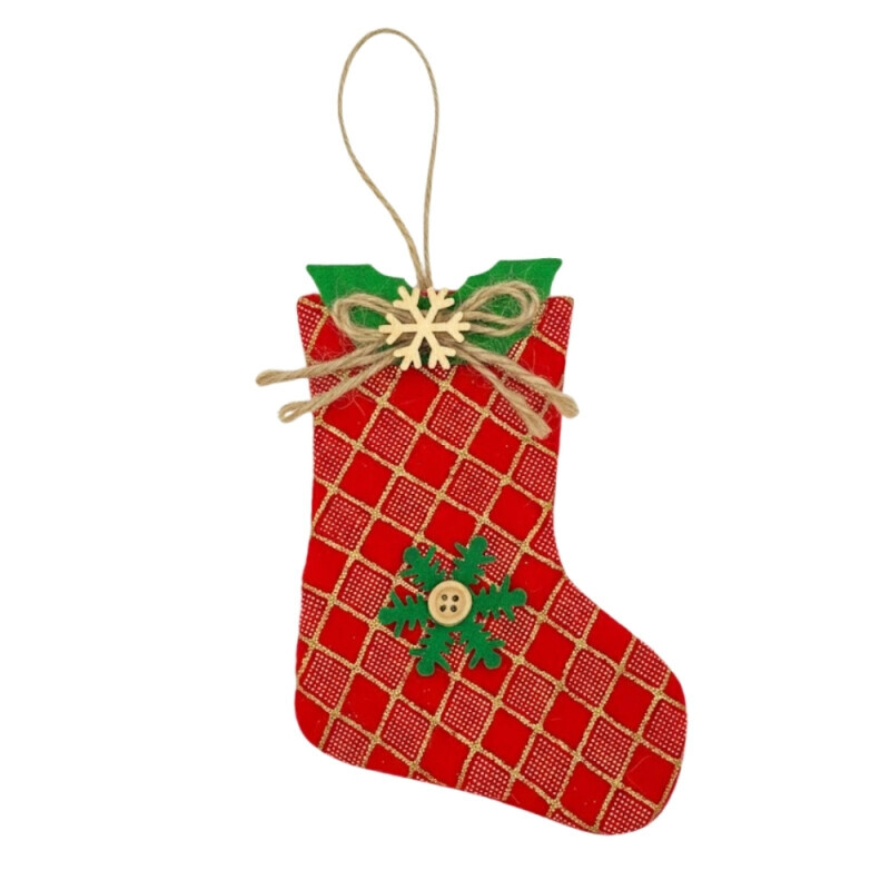Vánoční dekorace ponožka (1200/krt)