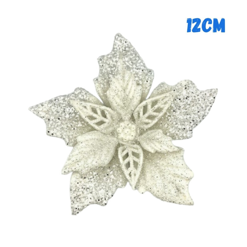 Vánoční dekorace Sněhová vločka 12cm (800/krt)