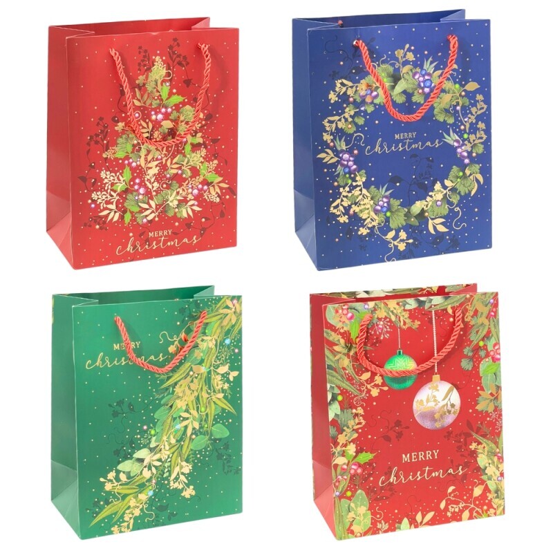 Vánoční dárková taška ''XS'' (12/bal 960/krt)