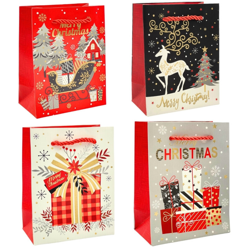Vánoční dárková taška ''XS'' (12/bal 960/krt)