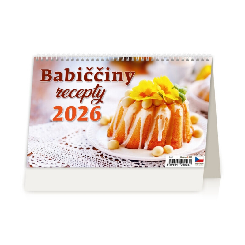 Helma Kalendář 226x139(30) Babiččiny recepty