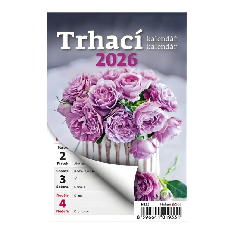 Helma Kalendář 100x150 Týdenní trhací kalendář A6