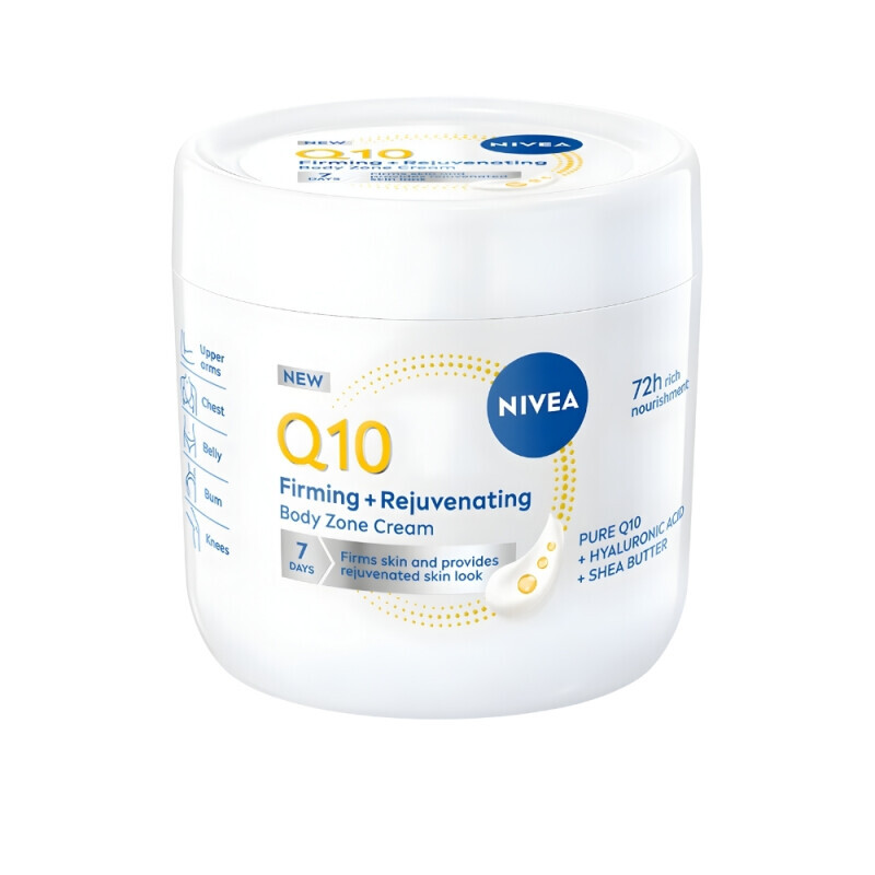 Nivea 400ml Těl.krém Q10 remodelační a zpevňující (12/krt)
