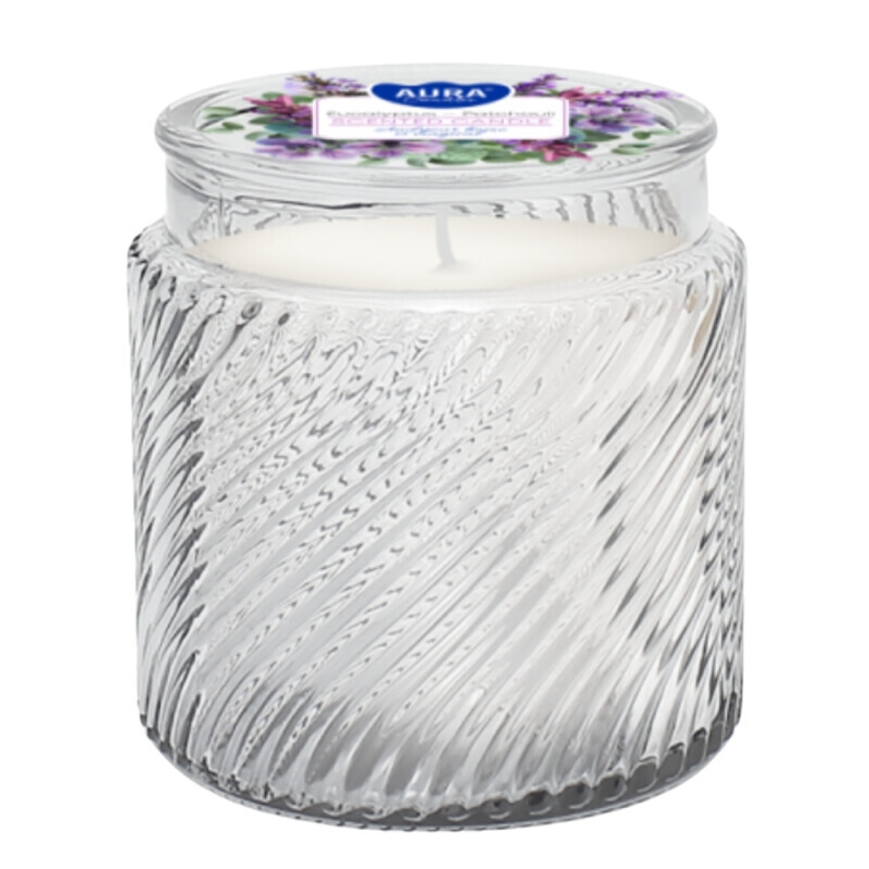 Bispol Svíčka ve skle aroma AC-001-478 eucaliptus-patchouli(6/krt)