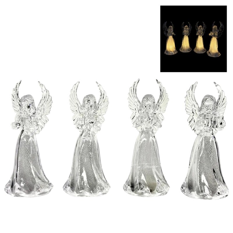 Vánoční dekorace LED anděl (12/bal 360/krt)