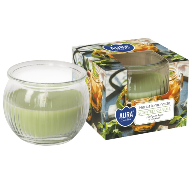 Bispol Svíčka ve skle sn69-370 herbs lemonade(6/krt)