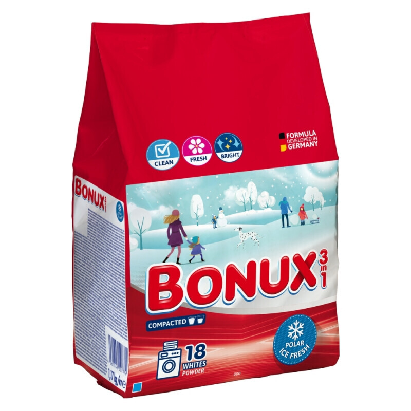 Bonux 1.17kg Prací prášek Polar Ice Fresh (9/krt)