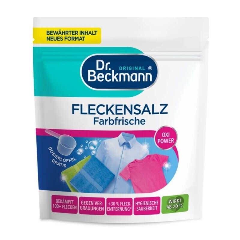 Dr.Beckmann 400g Sůl na skvrny N Oxi Power Color (6/krt)