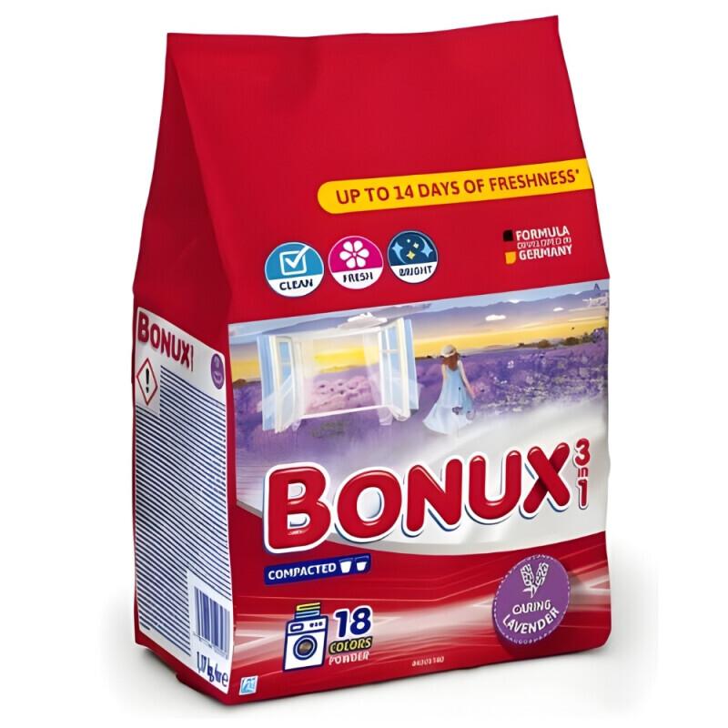 Bonux 1.17kg Prací prášek Lavender (9/krt)