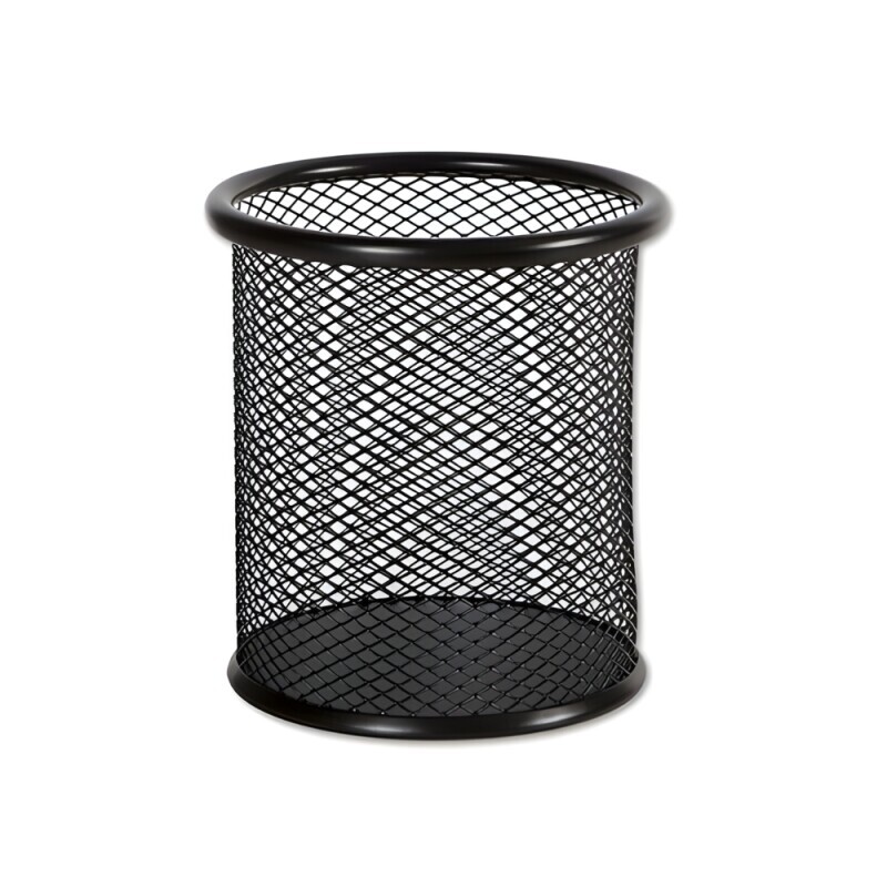 Concorde Kalíšek na tužky 9*10*9cm kovový černý (12/bal 96/krt)