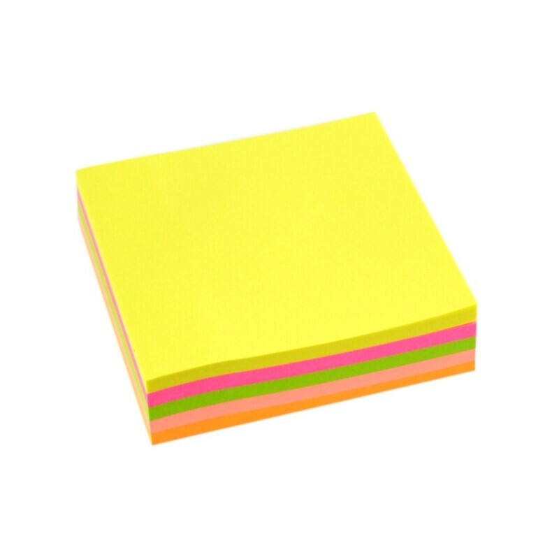 Concorde Samolepicí bloček 76*76mm 5*40ks Neon (24/bal 192/krt)