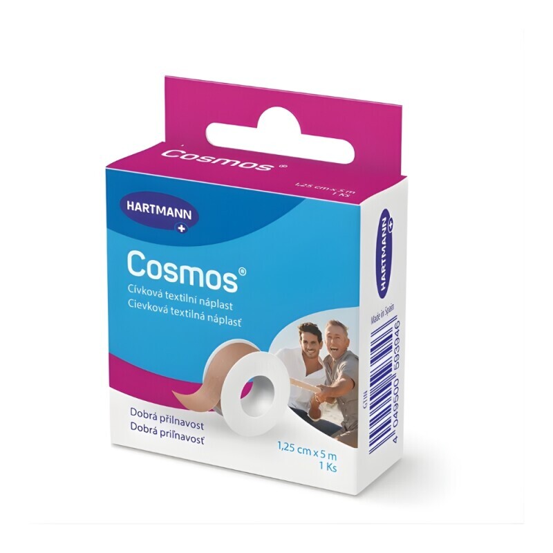 Cosmos náplast cívková pevná 5m x 1,25cm (240/krt)