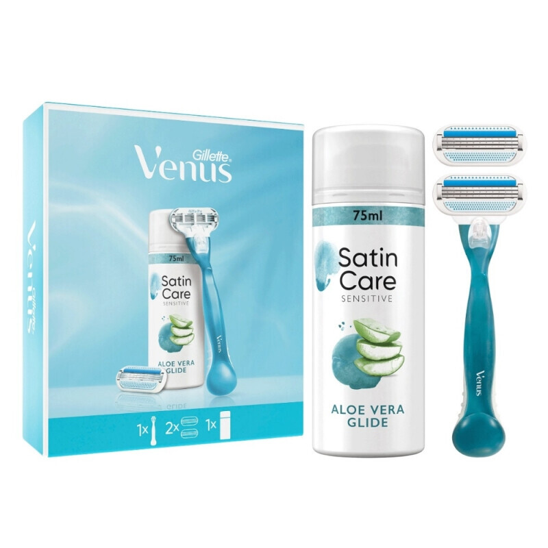 Gillette Dár.sada F Venus [strojek + 2NH + Aloe Vera gel 75ml] (9/krt)