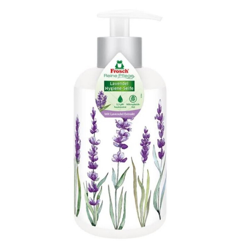 Frosch 300ml hygienické mýdlo Lavendule N dekorativní dávkovač (6/krt)
