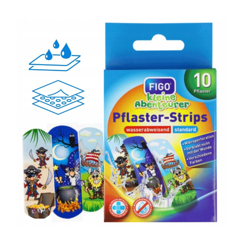 Figo náplast dětský malý 10ks Adventure N (20/bal 400/krt)