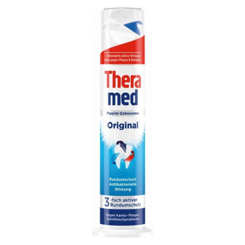 Theramed 100ml ZP s pumpičkou Natural White N (10/krt)