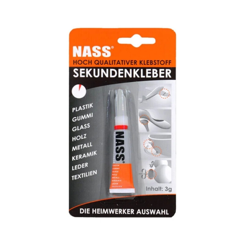 Nass 3g vteřinové lepidlo (24/bal 288/krt)