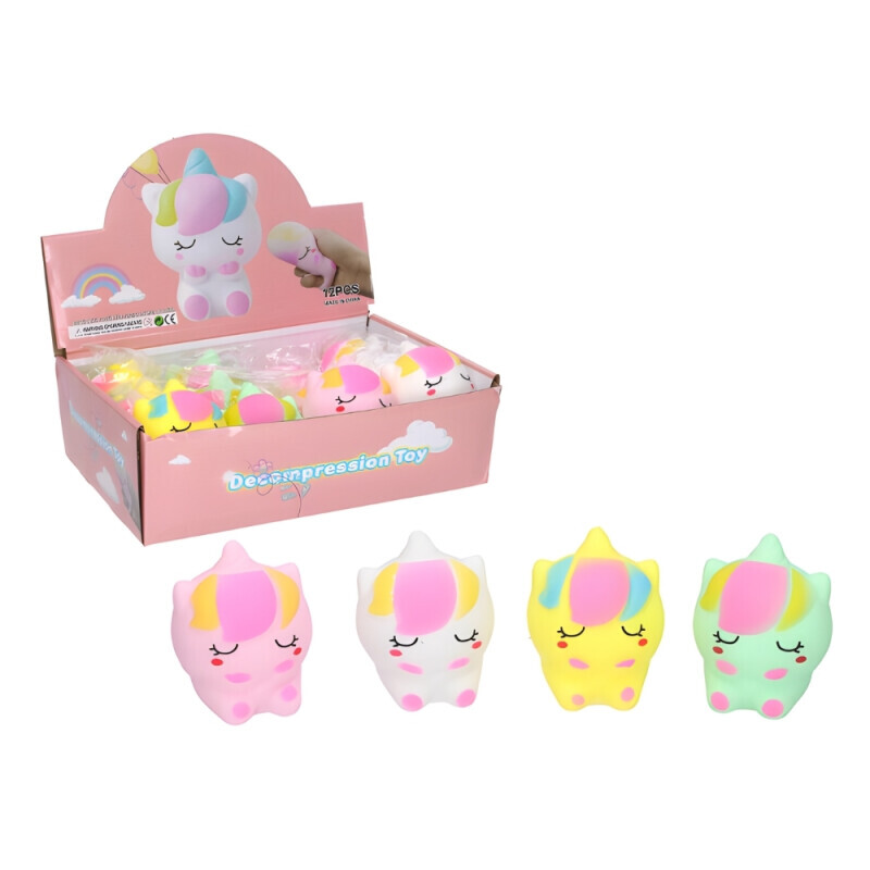 Mačkací jednorožec 8cm 4ass (12/bal 144/krt)