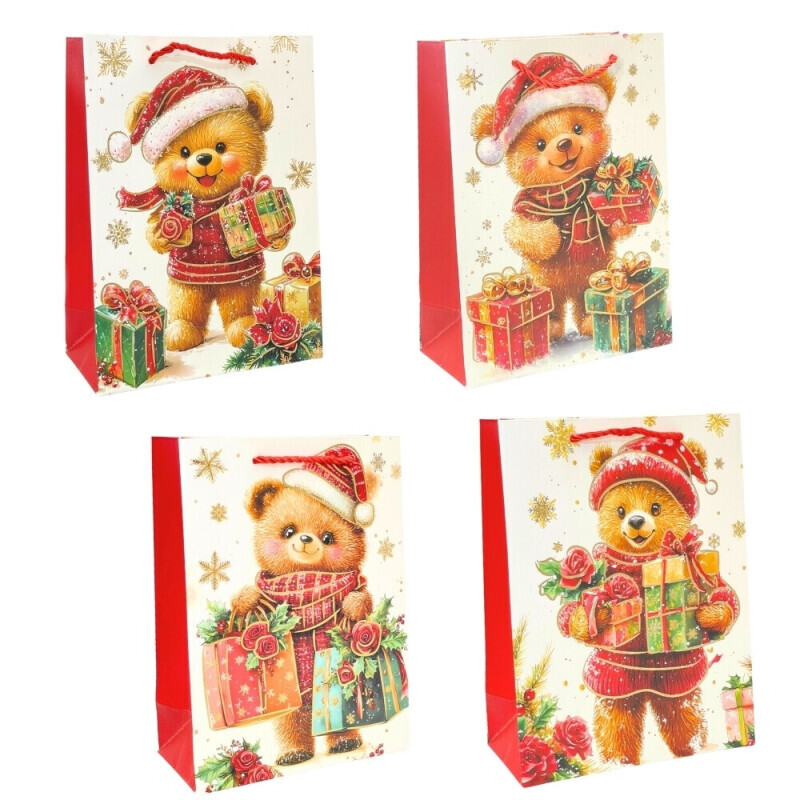 Vánoční dárková taška ''XL'' (12/bal 240/krt)