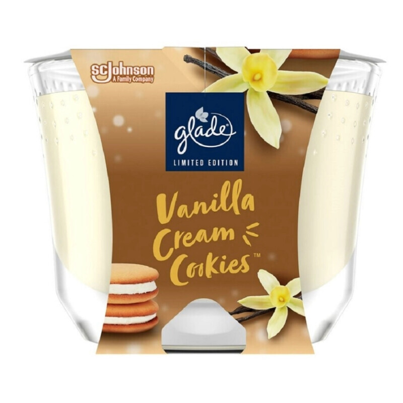 Glade by Brise Svíčka 204g Vanilla Cream Cookies (4/krt)