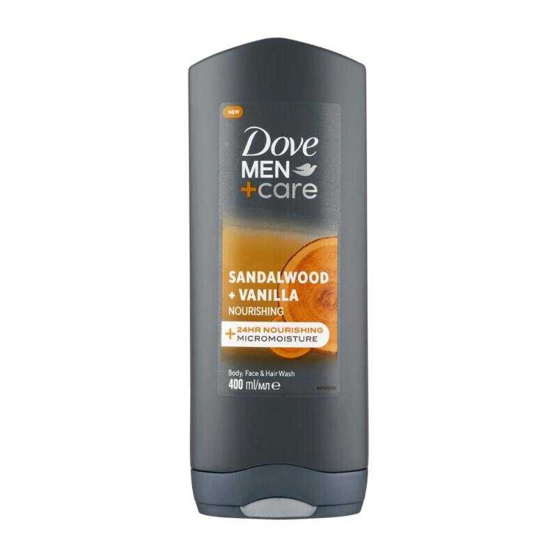 Dove 400ml SG M+C Sandalwood & Vanilla (12/krt)