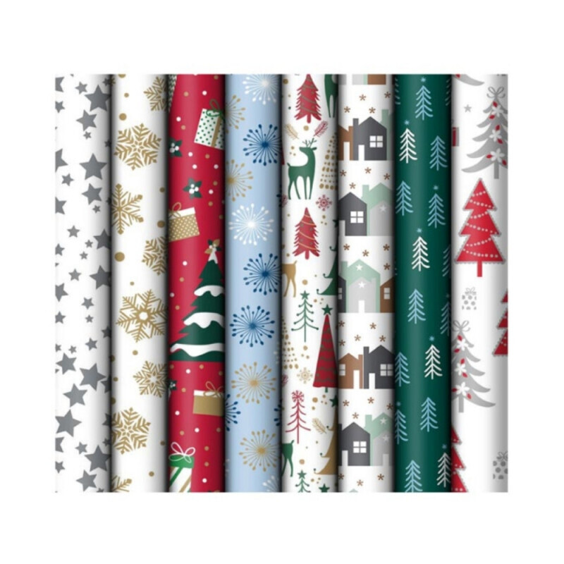 Balicí papír vánoční role 200x70 mix č. 11 (60/krt)