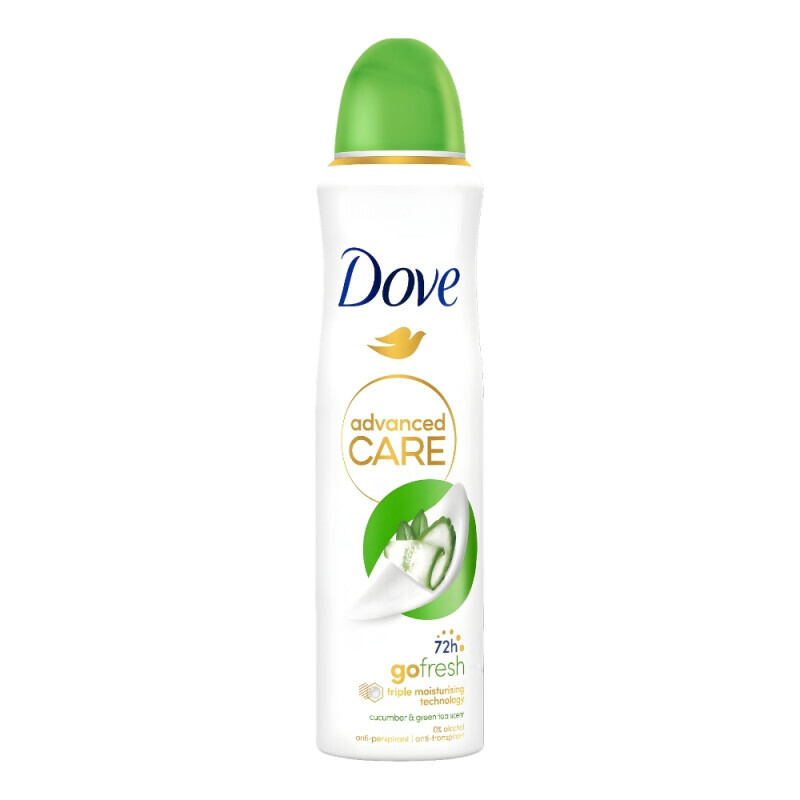 Dove 150ml Deospray Advance Go Fresh Okurka