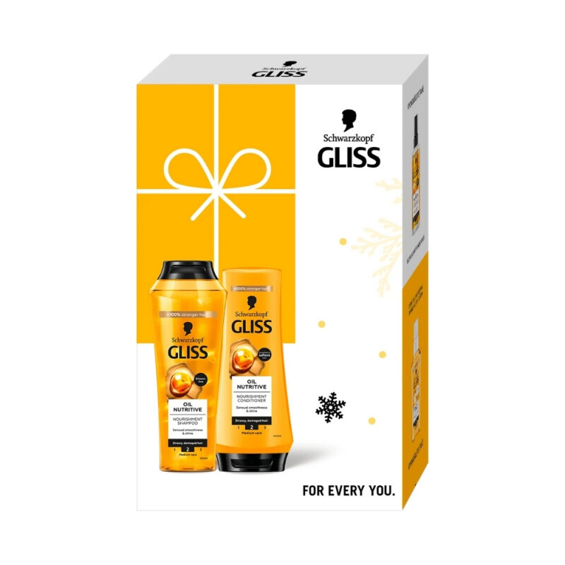 Gliss Kur Dár.sada 250ml Šampon+250ml Balzám Oil Nutritive (6/krt)