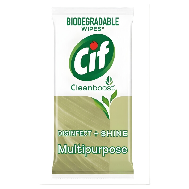 Cif čistící ubrousky 30ks Desinfect&Shine Original (12/krt)