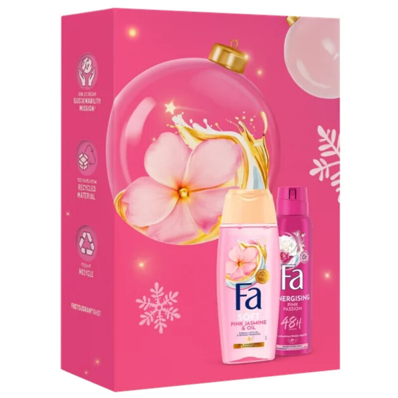 Fa Dár.sada F 250ml SG +150ml Deosprej Pink(6/krt)