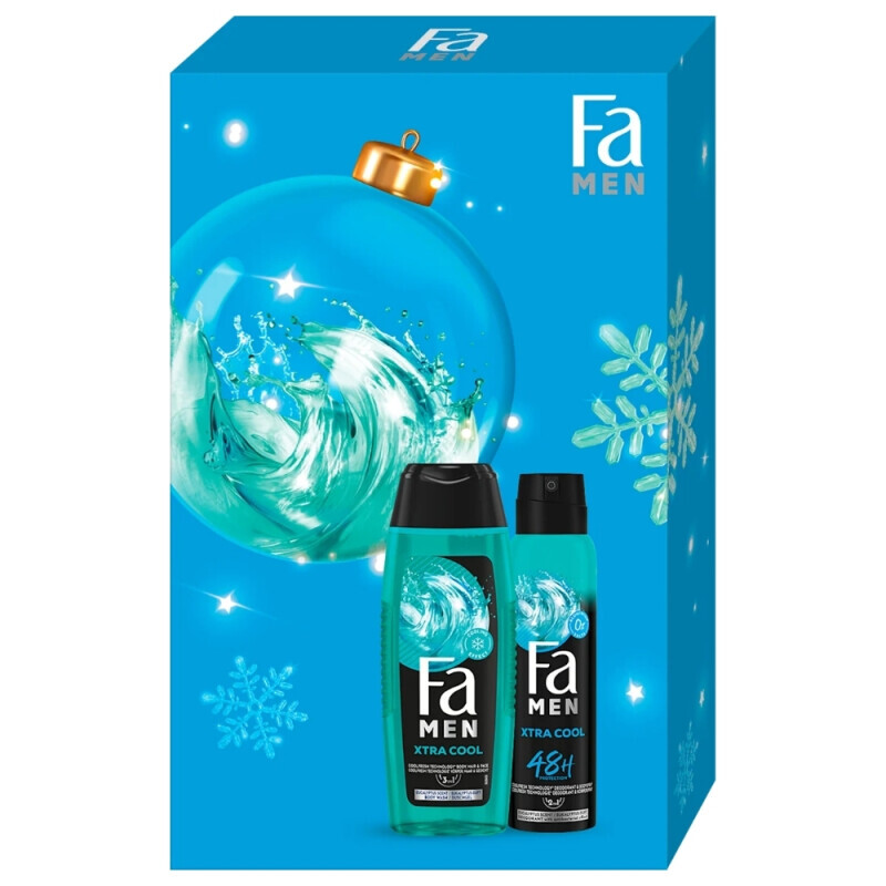 Fa Dár.sada M 250ml SG +150ml Deosprej Extra Cool (6/krt)