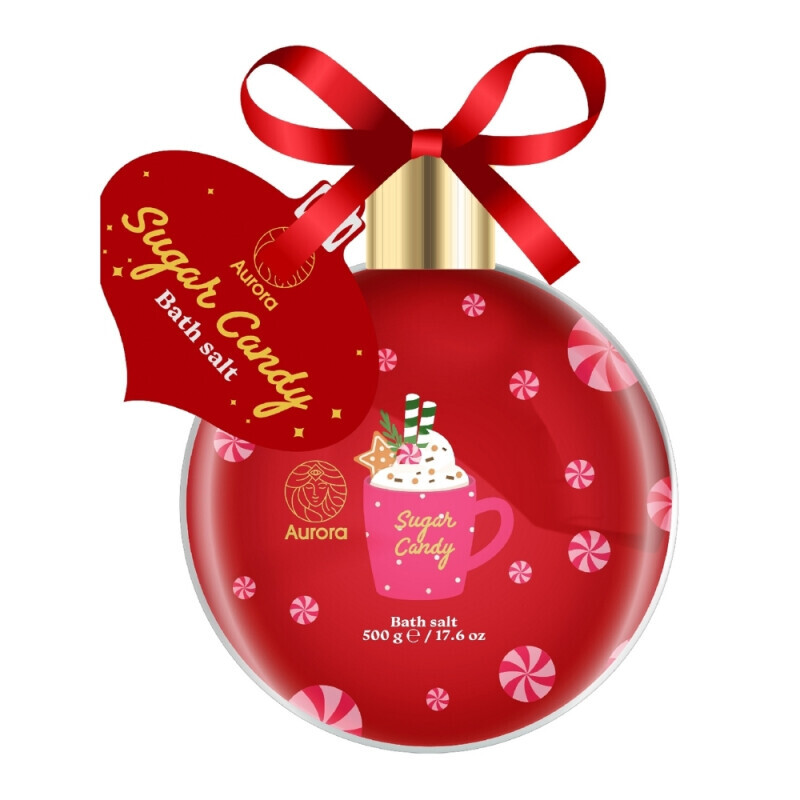 Aurora koupelová bomba 500g Sugar Candy Hot Cherry(4/krt)