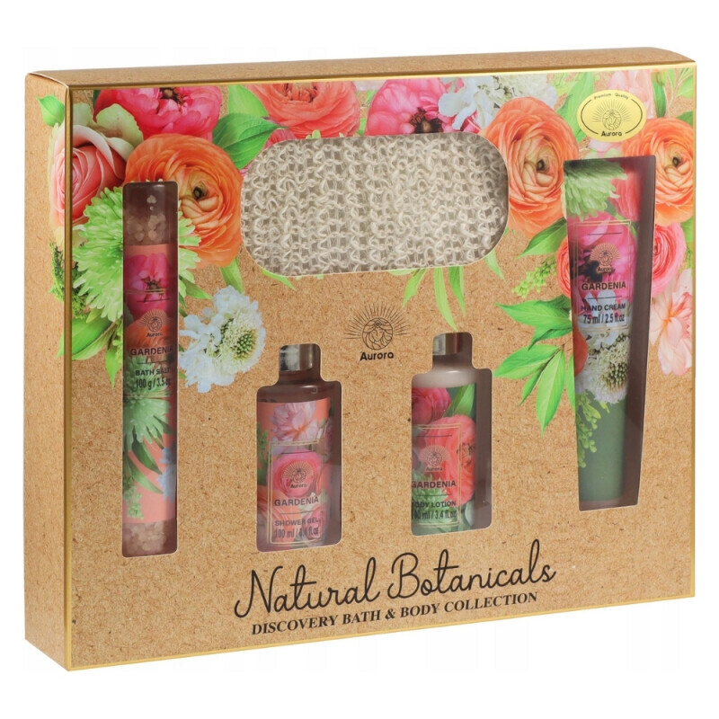 Aurora Dár.sada Natural Botanical s Peelingová rukavice 5ks(4/krt)