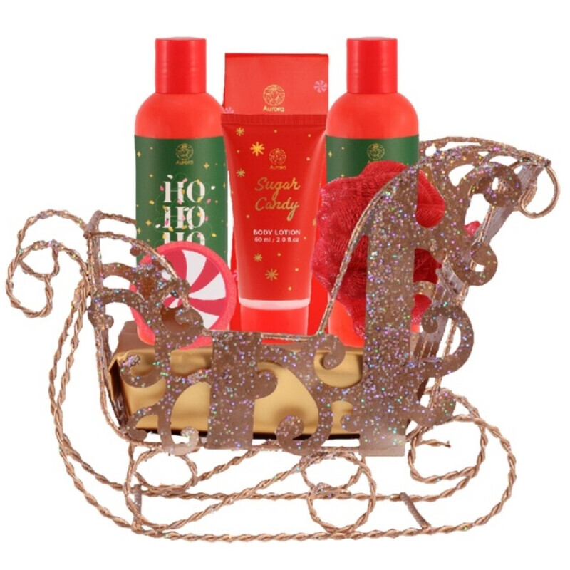 Aurora Dár.sada Granatové jablko sáně 6ks(4/krt)