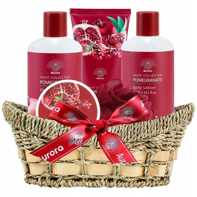 Aurora Dár.sada Pomegranate košík 4ks(4/krt)