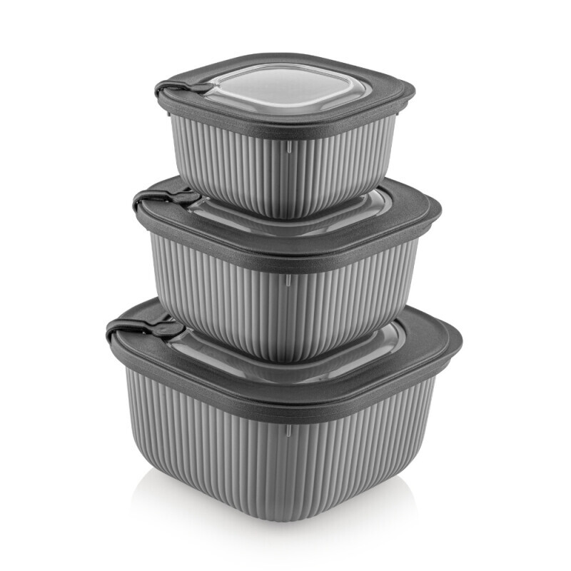 Softchef Sada dózy 3ks obdelnikové Storage Box (12/krt)